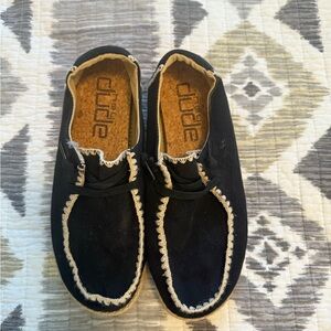 Hey Dude Womens Black Casual Shoes